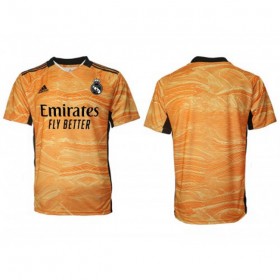 Koszulka Real Madryt Bramkarska Wyjazdowe Stroje Piłkarskie 2021/22 Krótki Rękaw